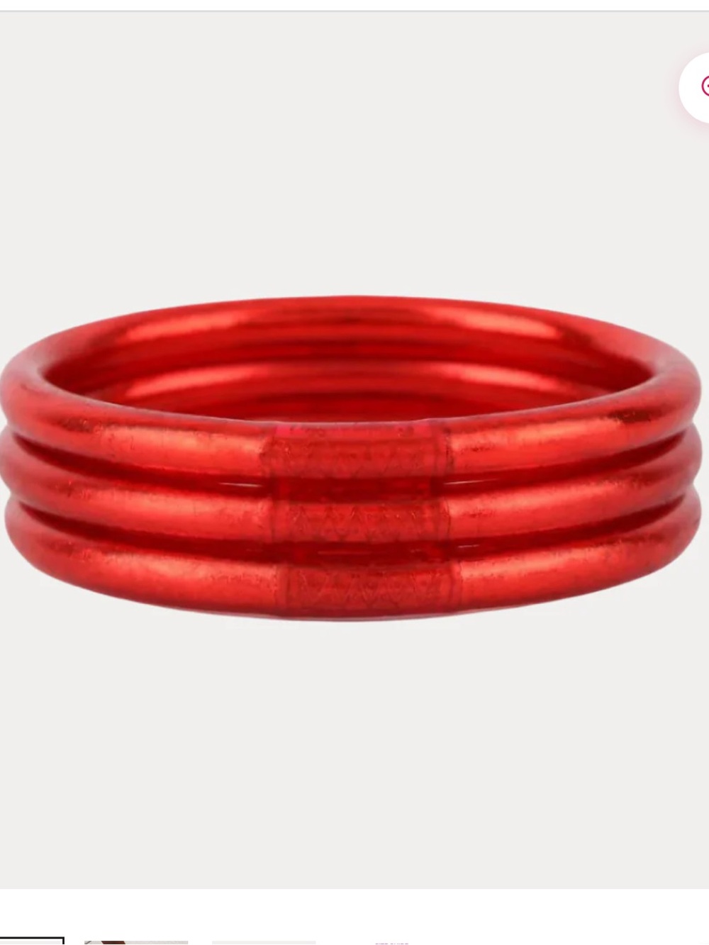 CRIMSON ALL WEATHER BANGLES® (SET OF 3) - SERENITY PRAYER medium